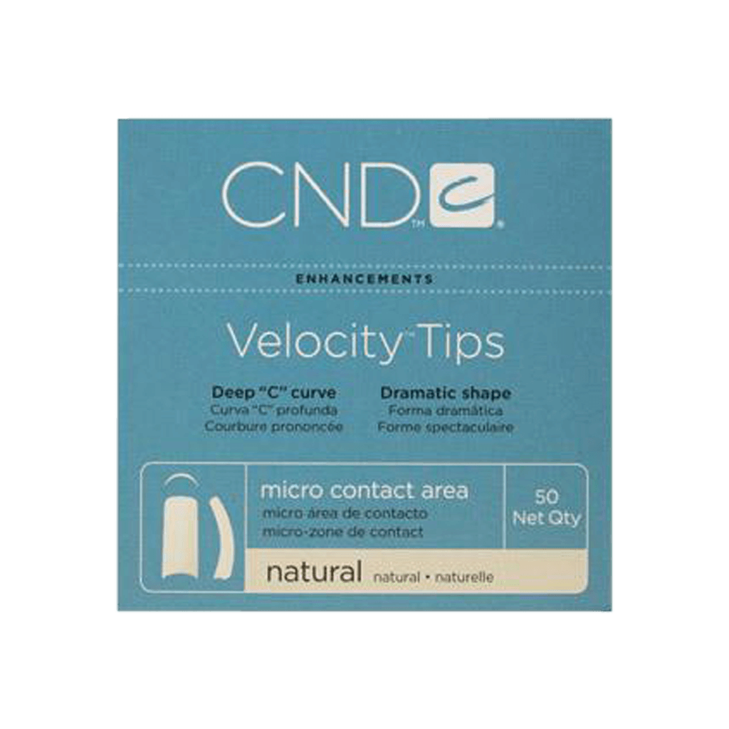 CND™ - VELOCITY TIPS - Natural - Size 1 50-pk