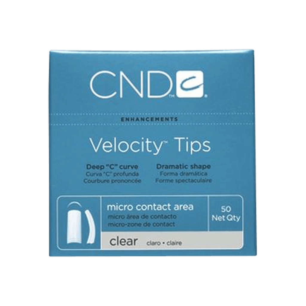 CND™ - VELOCITY TIPS - Clear - Size 10