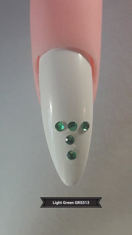 Rhinestone Light Green 20pk